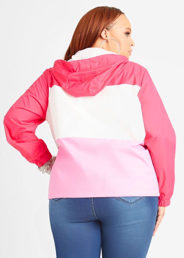 Levis Colorblock Windbreaker Jacket, Pink image number 1