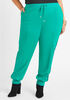 Stretch Knit Joggers, Pepper Green image number 0