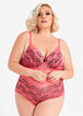 Scalloped Lace Lingerie Bodysuit, Pink image number 0