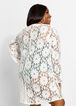 Dalin Floral Lace Swing Cover Up, White image number 1
