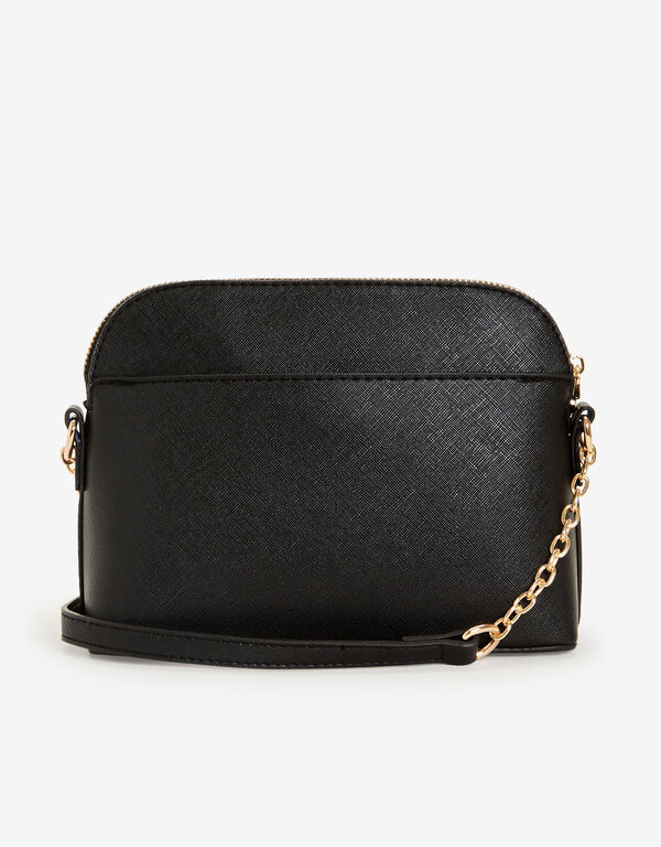 Bebe Polly Dome Crossbody, Black image number 1