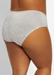 Bow Microfiber Hipster Panty, Grey image number 1