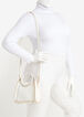 SRB2 Mixed Texture Crossbody Bag, White image number 3