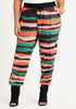 Striped French Terrry Joggers, Multi image number 0