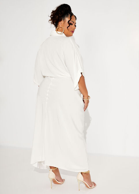 Off White The Melanie Shirtdress, Off White image number 1