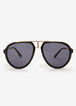Square Oversize Sunglasses, Black image number 0