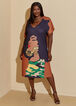 Afro Profile Sneaker Dress, Bombay Brown image number 0