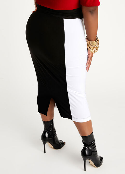 The Alysse Skirt, Black White image number 1