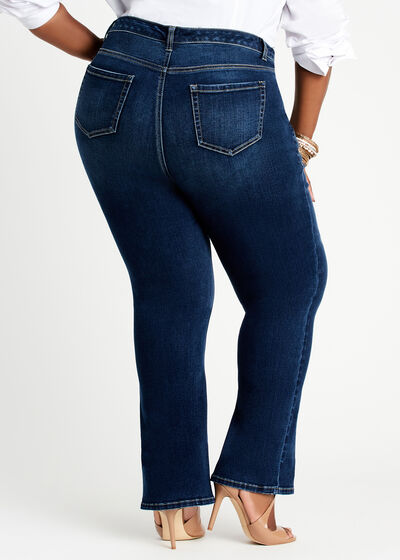 Plus Size Legendary High Waist Stretch Curve Boost Bootcut Jeans