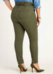 Belted Twill High Waist Ankle Pant, Olive image number 1