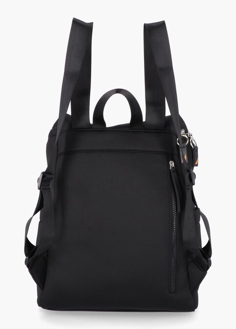 Nautica Jetty Nylon Backpack, Black image number 1