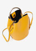 Faux Leather Bucket Bag, Nugget Gold image number 2