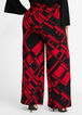 Abstract High Waist Wide Leg Pant, Jester Red image number 1