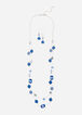 Bead Illusion Layered Necklace Set, Victoria Blue image number 0
