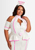 Pink Nurse Halloween Costume, White image number 2