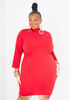 The Liv Bodycon Dress, Red image number 0