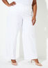 Straight Leg Power Twill Pants, White image number 0