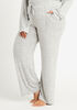 Cozy Lounge Wide Leg Pant, Heather Grey image number 0