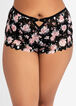 Lace Cutout Cheeky Boyshort Panty, Multi image number 1