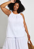 Cotton Gauze Top, White image number 0