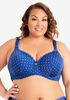 Dotted Full Coverage Butterfly Bra, Sodalite image number 0