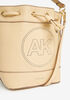 Anne Klein Perforated Bucket Bag, Tan image number 2