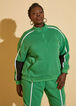 Two Tone Zip Detailed Pullover,  image number 0