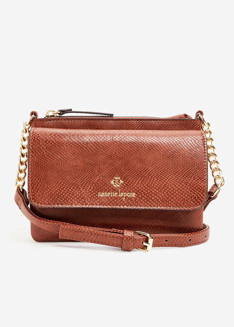 Luxe For Less Designer Nanette Lepore Meadow Zip Wallet Crossbody Bag image number 0