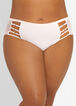 Micro Lace Cage Cheeky Brief Panty, Pink image number 0
