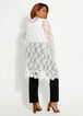 Floral Lace Open Front Cardigan, White image number 1