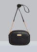 Trendy Bebe Shelly Studded Crossbody Chic Faux Leather Handbags image number 0