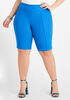 Pintuck Millennium Bermuda Shorts, Victoria Blue image number 0