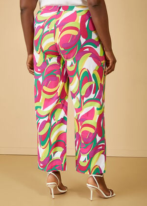 Printed Power Twill Trousers, Multi image number 1