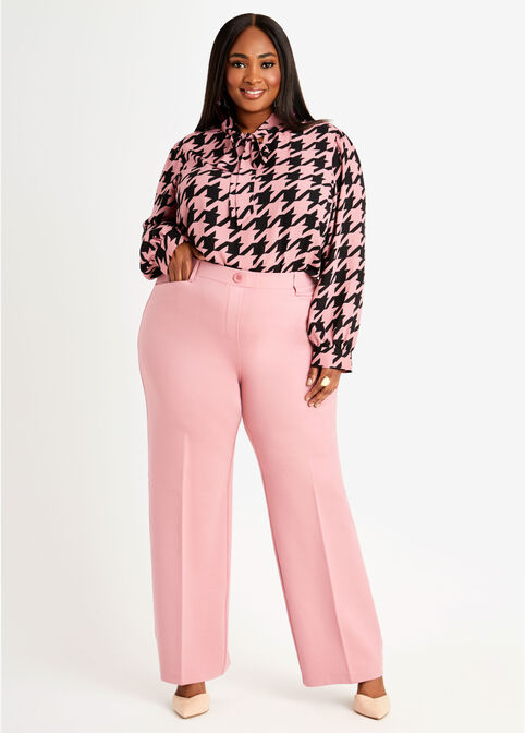 Pink Power Ponte Trouser, Foxglove image number 2