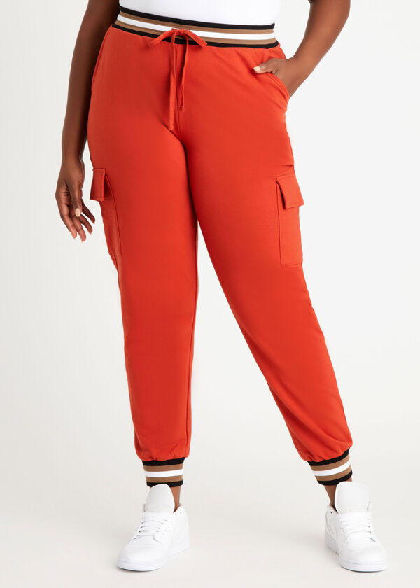 Cotton Cargo Athleisure Jogger, Rooibos image number 0