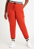 Cotton Cargo Athleisure Jogger, Rooibos image number 0