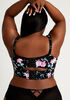 Floral Butterfly Balconette Bra, Black Combo image number 1