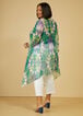Abstract Print Mesh Duster, Green image number 1