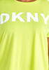 DKNY Block Logo T Shirt, Yellow image number 2