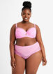 Lace & Power Mesh High Waist Panty, Passion Pink image number 0