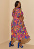 Printed Tiered Midaxi Dress, Multi image number 1
