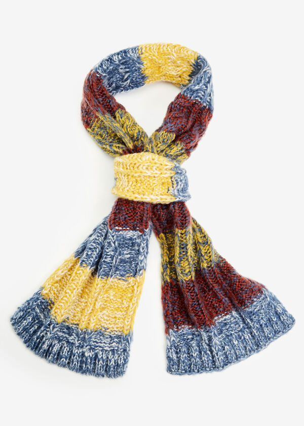 Ombre Cable Knit Scarf, Multi image number 1