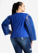 Tulle Layer Drama Zip Top, Sodalite image number 1