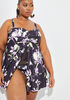Nicole Miller Ruched Swimsuit, Multi image number 2