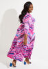 Marble Print Knit Maxi Dress, Multi image number 1