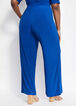 High Rise Stretch Wide Leg Pant, Royal Blue image number 1