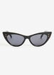 Rhinestone Cateye Sunglasses, Black image number 0