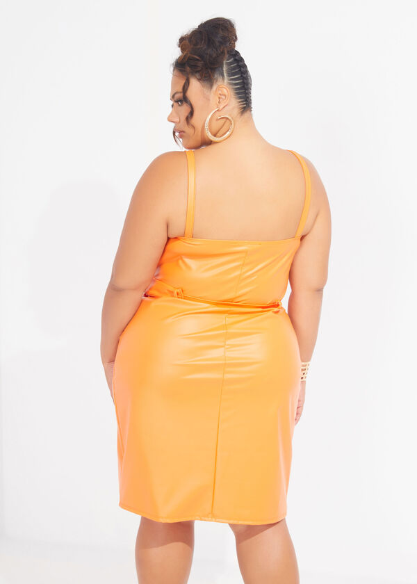 The Nyomi Bodycon Dress, Orange image number 1