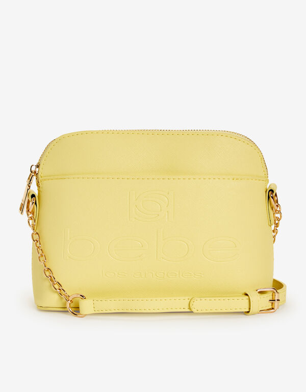 Bebe Polly Dome Crossbody, Yellow image number 0