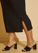 Strapless Textured Midaxi Dress, Black image number 3